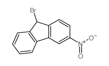 9-bromo-3-nitro-9H-fluorene结构式