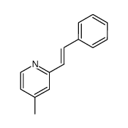 4-methyl-2-styryl-pyridine Structure