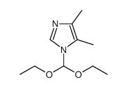 1-(DIETHOXYMETHYL)-4,5-DIMETHYL-1H-IMIDAZOLE Structure