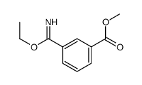 methyl 3-(C-ethoxycarbonimidoyl)benzoate Structure