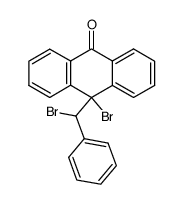 10-bromo-10-(α-bromobenzyl)anthrone结构式