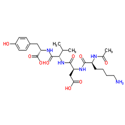 N2-Acetyl-L-lysyl-L-alpha-aspartyl-L-valyl-L-tyrosine picture