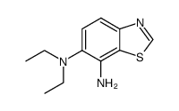 6,7-Benzothiazolediamine,N6,N6-diethyl-(9CI) Structure