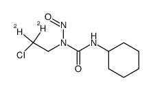 3-Cyclohexyl-1-(2,2-dideuterio-2-chloroethyl)-1-nitrosourea Structure