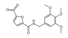 5-nitro-N-[(3,4,5-trimethoxyphenyl)methyl]furan-2-carboxamide Structure