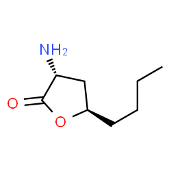 2(3H)-Furanone, 3-amino-5-butyldihydro-, (3R,5R)- (9CI)结构式