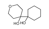 4-(1-hydroxycyclohexyl)oxan-4-ol结构式