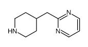 2-(哌啶-4-甲基)嘧啶结构式