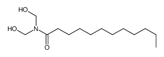 N,N-bis(hydroxymethyl)dodecanamide Structure