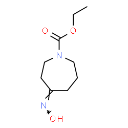 1H-Azepine-1-carboxylicacid,hexahydro-4-(hydroxyimino)-,ethylester(9CI) Structure