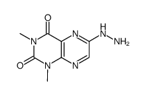 1,3-dimethyl-6-hydrazinolumazine结构式