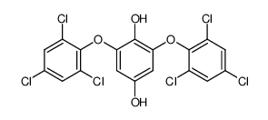 2,6-bis-(2,4,6-trichloro-phenoxy)-hydroquinone Structure