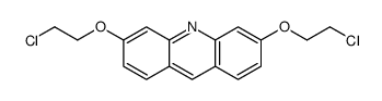 3,6-bis(2-chloroethoxy)acridine结构式