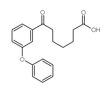 7-oxo-7-(3-phenoxyphenyl)heptanoic acid structure