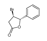 trans-4-bromo-5-phenyl-2-(3H)-dihydrofuranone Structure