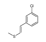 1-chloro-3-(2-methylsulfanylethenyl)benzene Structure