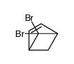 5,5-dibromobicyclo[2.1.1]hex-2-ene结构式