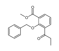 methyl 2-phenylmethoxy-3-propanoylbenzoate Structure