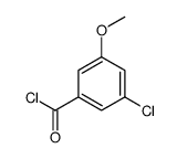 Benzoyl chloride, 3-chloro-5-methoxy- (9CI)结构式