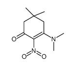 3-(dimethylamino)-5,5-dimethyl-2-nitrocyclohex-2-en-1-one Structure