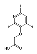 2-(2,4,6-triiodopyridin-3-yl)oxyacetic acid结构式