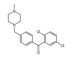 2,5-DICHLORO-4'-(4-METHYLPIPERAZINOMETHYL) BENZOPHENONE picture