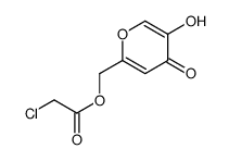 (5-hydroxy-4-oxopyran-2-yl)methyl 2-chloroacetate结构式