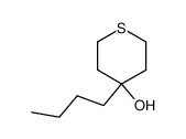 4-Butyl-tetrahydro-thiopyran-4-ol Structure