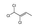 1,1,2-trichlorobut-2-ene Structure