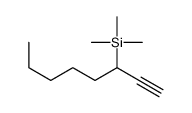 trimethyl(oct-1-yn-3-yl)silane结构式