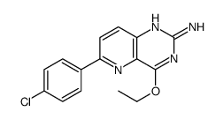 6-(4-chlorophenyl)-4-ethoxypyrido[3,2-d]pyrimidin-2-amine结构式