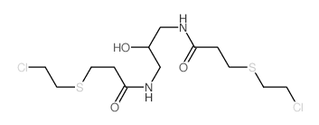 3-(2-chloroethylsulfanyl)-N-[3-[3-(2-chloroethylsulfanyl)propanoylamino]-2-hydroxy-propyl]propanamide picture