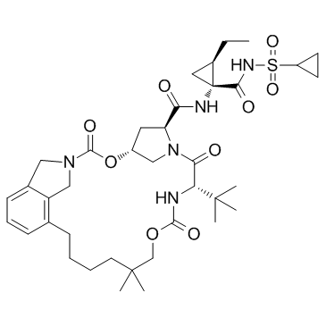 Vaniprevir Structure