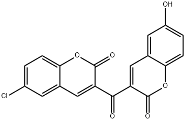 6-chloro-3-(6-hydroxy-2-oxo-2H-chromene-3-carbonyl)-2H-chromen-2-one图片