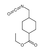 Ethyl 4-(isocyanatomethyl)cyclohexanecarboxylate结构式