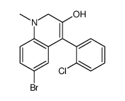 6-bromo-4-(2-chlorophenyl)-1-methyl-2H-quinolin-3-ol Structure