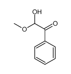 2-hydroxy-2-methoxy-1-phenylethanone Structure