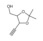 (5-ethynyl-2,2-dimethyl-[1,3]dioxolan-4-yl)-methanol Structure