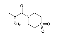 2-amino-1-(1,1-dioxo-1λ6-thiomorpholin-4-yl)-propan-1-one Structure