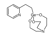 5-(2-pyridin-2-ylethyl)-4,6,11-trioxa-1-aza-5-germabicyclo[3.3.3]undecane Structure