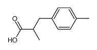 α-methyl-β-(4-methylphenyl)propionic acid结构式