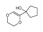 1-(2,3-dihydro-1,4-dioxin-5-yl)cyclopentan-1-ol Structure