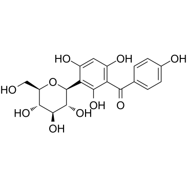 Iriflophenone 3-C-beta-D-glucopyranoside Structure