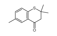 2,2,6-trimethyl-2H-1-benzothiopyran-4-one结构式