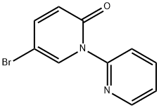 5-Bromo-1-(pyridin-2-yl)pyridin-2(1H)-one结构式