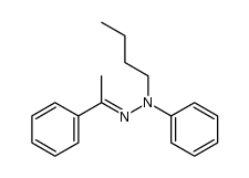 acetophenone N-butylphenyl hydrazone结构式