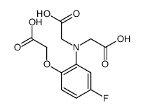 5-fluoro-2-aminophenol-N,N,O-triacetate structure