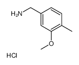 (3-Methoxy-4-Methylphenyl)Methanamine HCl结构式