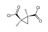 1,2-Cyclopropanedicarbonyldichloride,1,2-dimethyl-,cis-(9CI) picture