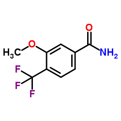 3-Methoxy-4-(trifluoromethyl)benzamide图片